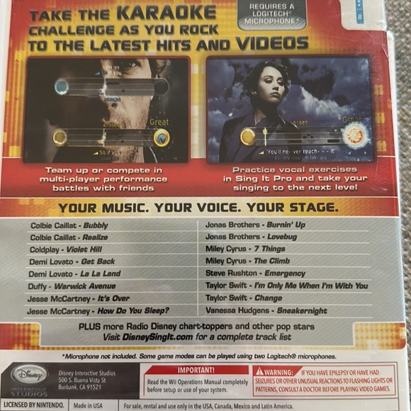 3 Nintendo Wii Games - Karaoke, Rock and Dance - Picture 11 of 14
